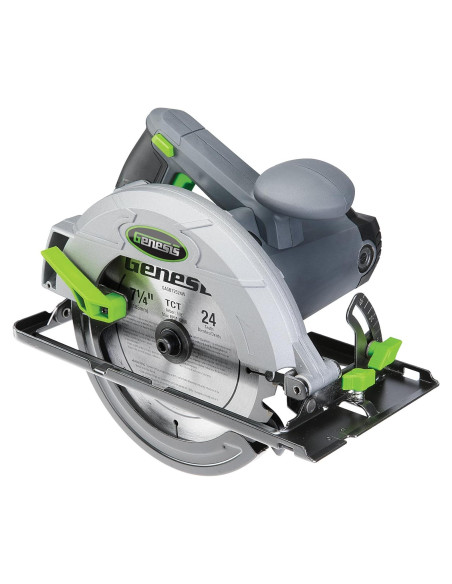 Sierra Circular Genesis GCS130 13A 18.42cm 24 Dientes con Guía Sierra Circular Genesis GCS130 13A 18.42cm 24 Dientes con Guía