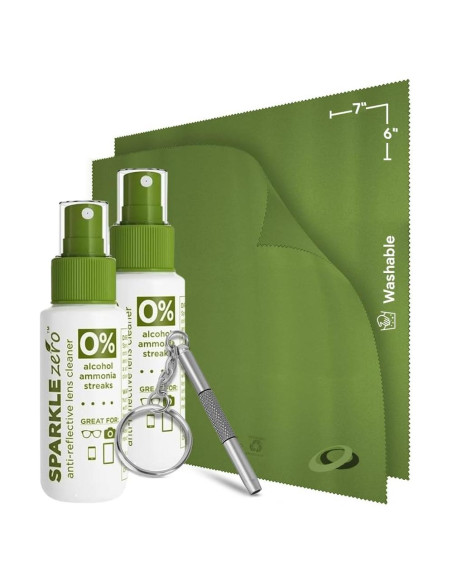Kit Limpiador de Lentes Ecológico OPTIPAK 2x30ml + Paños Kit Limpiador de Lentes Ecológico OPTIPAK 2x30ml + Paños