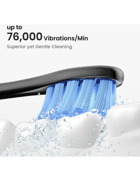 Cepillo de dientes eléctrico Oclean P3K1 negro, 5 modos, 150 días batería Cepillo de dientes eléctrico Oclean P3K1 negro, 5 modos, 150 días batería