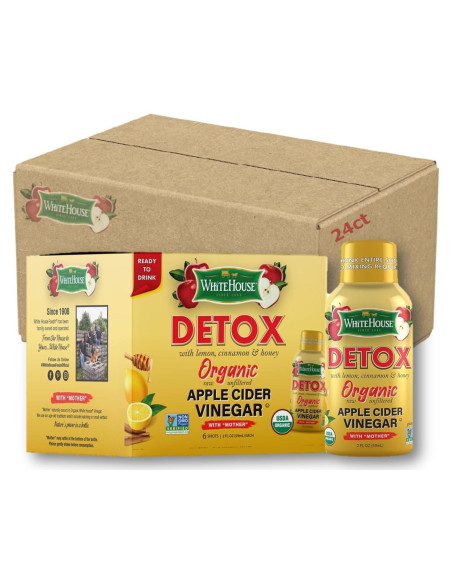 Vinagre de Sidra de Manzana Detox White House 24x103.5ml Vinagre de Sidra de Manzana Detox White House 24x103.5ml