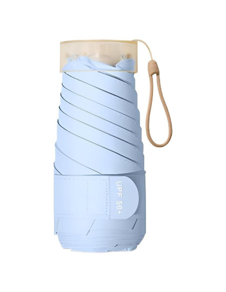 Paraguas Mini Plegable PTGRSWK Azul - Compacto y Ligero Paraguas Mini Plegable PTGRSWK Azul - Compacto y Ligero