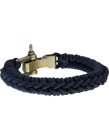 Pulsera de Paracord Minimalista para Hombres - Ajustable Negro Pulsera de Paracord Minimalista para Hombres - Ajustable Negro