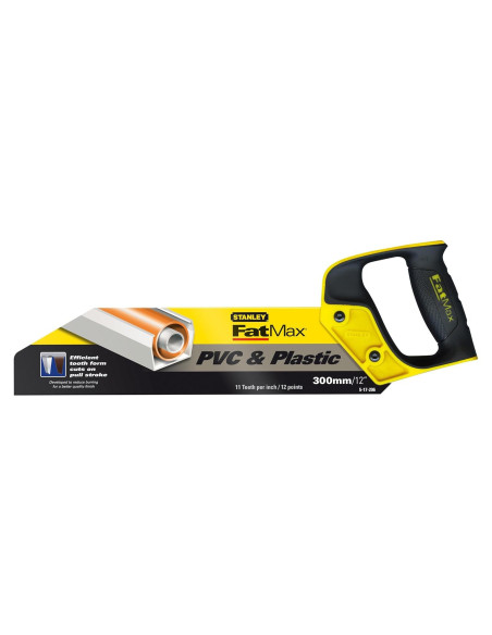 Sierra de PVC y Plástico Stanley FatMax 300mm 11 Dientes Sierra de PVC y Plástico Stanley FatMax 300mm 11 Dientes