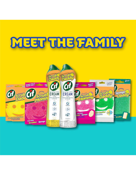 Cif Crema Limpiadora Multiusos 3 Paquetes + Scrub Daddy Cif Crema Limpiadora Multiusos 3 Paquetes + Scrub Daddy