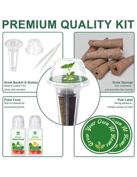 Kit de Cápsulas de Semillas Gourmet HiHOYA - 8 Variedades Hidropónicas Kit de Cápsulas de Semillas Gourmet HiHOYA - 8 Variedades Hidropónicas