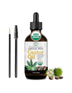 Aceite de Ricino Negro Jamaicano MMPANG 60ml Orgánico Prensado en Frío