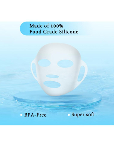 Set de Cuidado Facial: Máscara de Gel y Fundas de Silicona