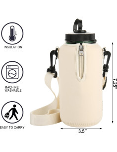 Funda Aislante de Neopreno Beautyflier para Botella 32oz 2