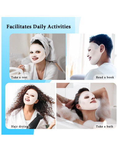 Set de Cuidado Facial: Máscara de Gel y Fundas de Silicona