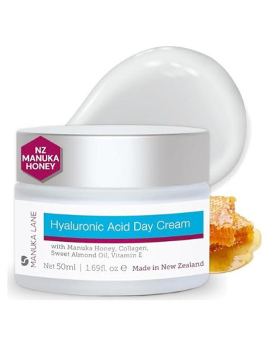 Crema Hidratante Manuka Lane 48g Ácido Hialurónico Natural
