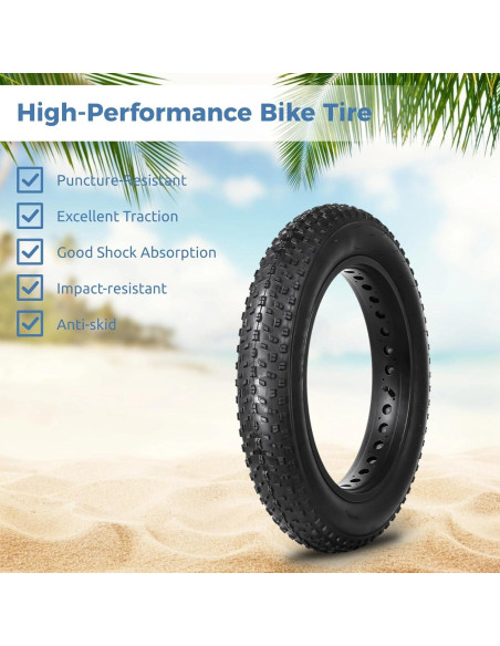 Neumáticos Fat Bike 20x4.0 y 26x4.0 Yeesport Plegables Neumáticos Fat Bike 20x4.0 y 26x4.0 Yeesport Plegables