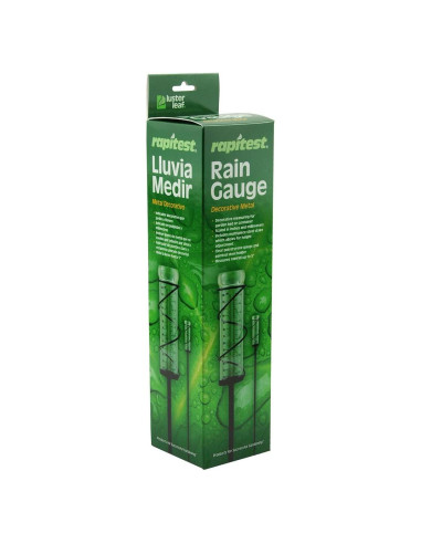 Medidor de Lluvia Metálico Luster Leaf 1646 con Estaca 12.5cm
