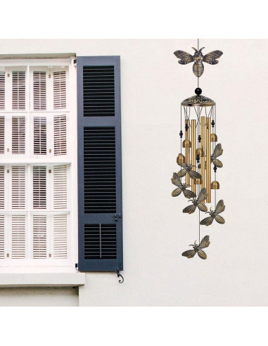 Campanas de Viento de Abeja ME9UE de Bronce 90cm Decorativas