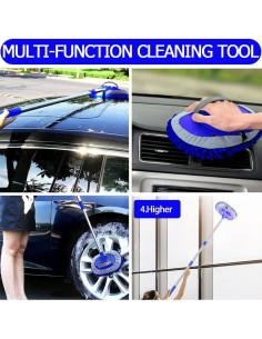 Cepillo de Lavado de Autos WillingHeart 120.65 cm Microfibra 2