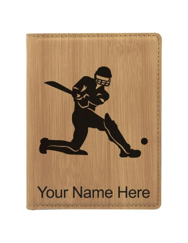 Porta Pasaporte de Cuero Sintético LaserGram Grabado Personalizado