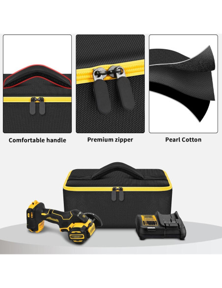 Bolsa de Almacenamiento Tanmqin para DEWALT 20V MAX DCS438B Bolsa de Almacenamiento Tanmqin para DEWALT 20V MAX DCS438B