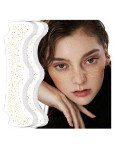 Kit de Freckles de Brillo Dorado KJYIOY - 24 Piezas