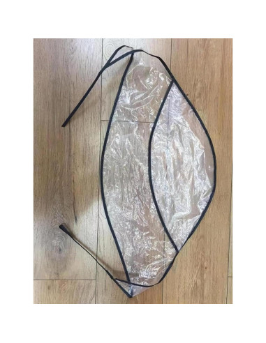 Gorro de Lluvia Impermeable Hufopik con Visera Transparente - 4 Piezas