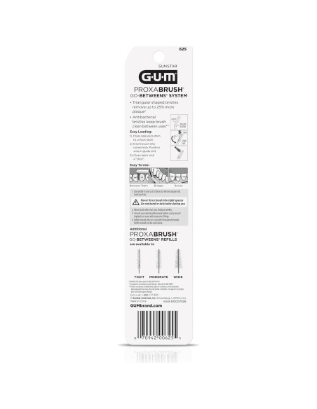 Mango Permanente GUM Proxabrush - Recargas Interdentales 1 Cuenta Mango Permanente GUM Proxabrush - Recargas Interdentales 1 Cuenta