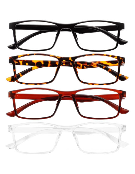 Gafas Bloqueadoras de Luz Azul Przene 4 Pack Unisex UV400 Gafas Bloqueadoras de Luz Azul Przene 4 Pack Unisex UV400