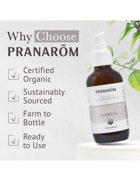 Aceite Limpiador Facial Puro Pranarom 120ml - Natural y Vegano Aceite Limpiador Facial Puro Pranarom 120ml - Natural y Vegano