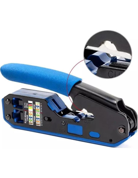 Crimpadora de Cable LSLANSOON RJ45 CAT5 CAT6 Manual 135mm Crimpadora de Cable LSLANSOON RJ45 CAT5 CAT6 Manual 135mm