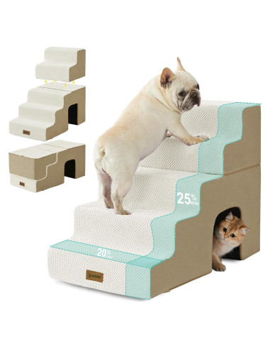 Escalones para Perros Zomisia 5 Escalones 60 cm Antideslizantes