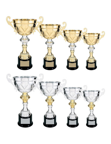 Trofeo de Copa Dorada Personalizable Griffco 22.23 cm