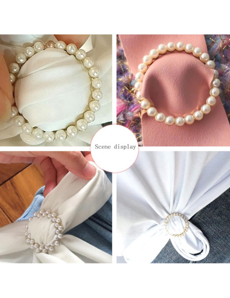 4 Clips de Bufanda y Camisa para Mujeres Decixde - Oro 4 Clips de Bufanda y Camisa para Mujeres Decixde - Oro
