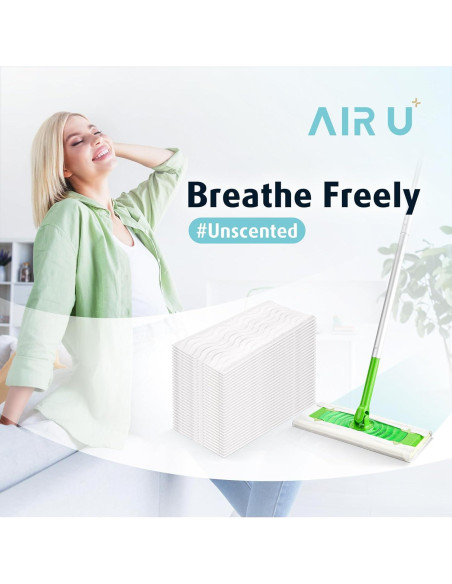 Recarga de Paños Húmedos AIR U+ para Swiffer - 30 Unidades Recarga de Paños Húmedos AIR U+ para Swiffer - 30 Unidades
