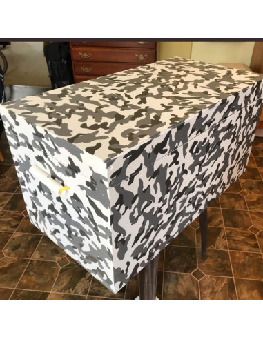 Plantillas de pintura camuflaje reutilizables 30.48 cm Homeplus007