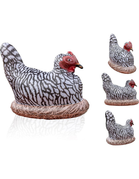 Pollo Inflable Gigante Cawowa 66x61x36 cm para Fiesta Pollo Inflable Gigante Cawowa 66x61x36 cm para Fiesta