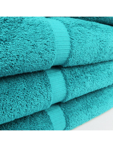 Toallas de Baño Extra Grandes Chakir 100% Algodón Aqua - Juego de 4 Toallas de Baño Extra Grandes Chakir 100% Algodón Aqua - Juego de 4
