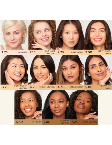 Base Líquida Matte Re-set Haleys 1.75 Vegana para Piel Sensible