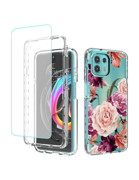 Funda Protectora para Moto Edge 20 Lite y Fusion Yerebel Floral Funda Protectora para Moto Edge 20 Lite y Fusion Yerebel Floral
