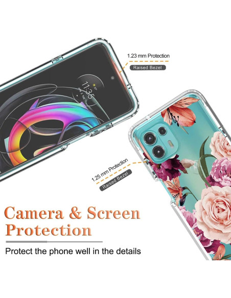 Funda Protectora para Moto Edge 20 Lite y Fusion Yerebel Floral Funda Protectora para Moto Edge 20 Lite y Fusion Yerebel Floral