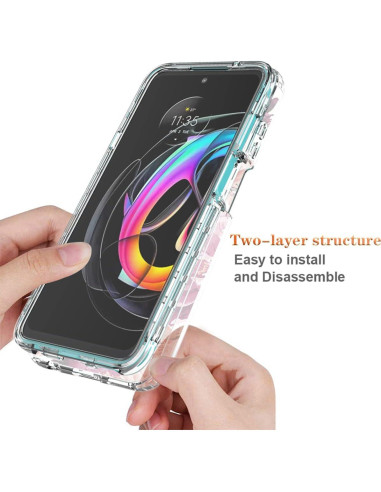 Funda Protectora para Moto Edge 20 Lite y Fusion Yerebel Floral