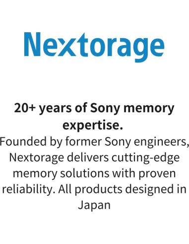 Tarjeta CFexpress Tipo B Nextorage 512GB Paquete de 2