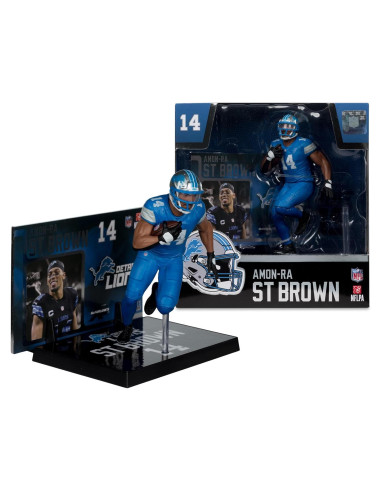 Figura NFL Amon-Ra St. Brown McFarlane 22.86 cm Leones de Detroit