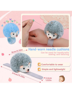 Kit de Costura UzecPk con Almohadillas y 50 Agujas 2