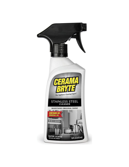 Pulidor de Acero Inoxidable Cerama Bryte 473 ml Spray Brillo Pulidor de Acero Inoxidable Cerama Bryte 473 ml Spray Brillo