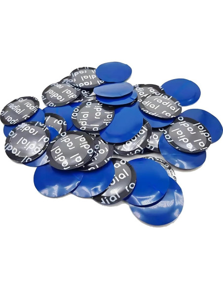 Kit de Parche de Reparación de Neumáticos AICEL 100 Piezas 32mm Kit de Parche de Reparación de Neumáticos AICEL 100 Piezas 32mm