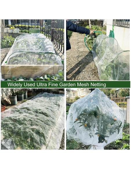 Malla de Jardín Ultra Fina YFFSIDMY 2.44x3.05m Protección Plantas Malla de Jardín Ultra Fina YFFSIDMY 2.44x3.05m Protección Plantas