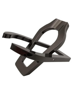 Soporte Pipa de Tabaco Plegable Acero Inoxidable Negro