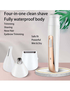 Afeitadora Eléctrica 4 en 1 UNI-RHYTHM Oro para Mujeres 2