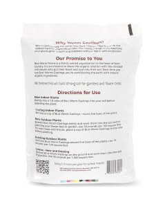 Abono Orgánico Brut Worm Castings 2.27 kg - Nutrientes Naturales 2