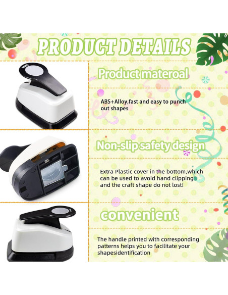 Perforadora de Círculo DDXY 35mm para Manualidades DIY Perforadora de Círculo DDXY 35mm para Manualidades DIY