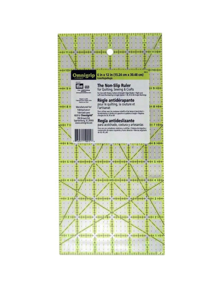 Regla Antideslizante Omnigrip Dritz 15.24 x 30.48 cm Regla Antideslizante Omnigrip Dritz 15.24 x 30.48 cm