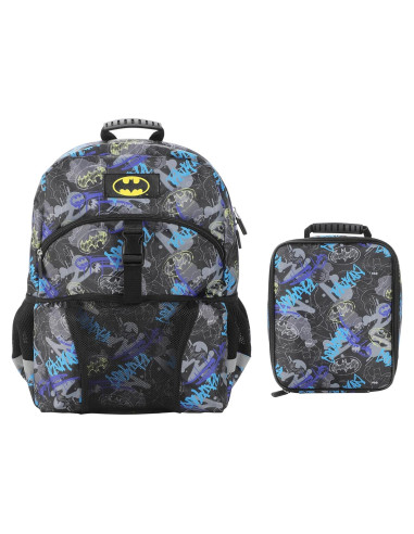 Set de Mochila y Lonchera Batman Bioworld 2 Piezas 40.64 cm