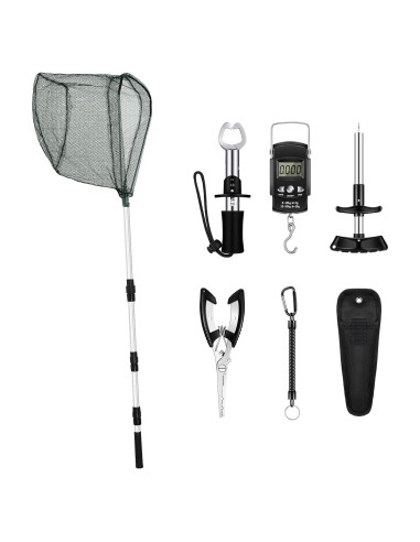 Kit de herramientas de pesca Hungdao 7 piezas para niños y adultos